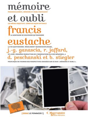 cover image of Mémoire et oubli